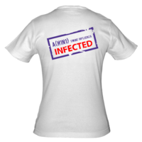 t-shirt infected with swine influenza a(h1n1)