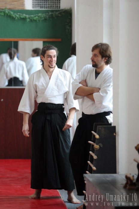Aikido Виталий Сущенко (слева) и Владимир Помазанов (справа)