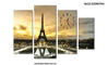 Модульные картины Париж, Эйфелева башня (с часами, без часов)