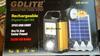 Продам.Портативный фонарь с солнечной батареей и 3 лампочками GDLITE GD-+8131