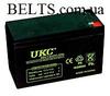 Аккумулятор UKC 12V 12A, батарея аккумуляторная УКС 12 вольт 12 ампер