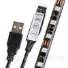 Цветная LED лента  SMD 5050 RGB DC5V USB   mini 3 key (полосы) 0.5, 1, 2 м. IP20