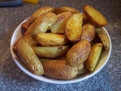 Запеченный картофель в горчичной корочке